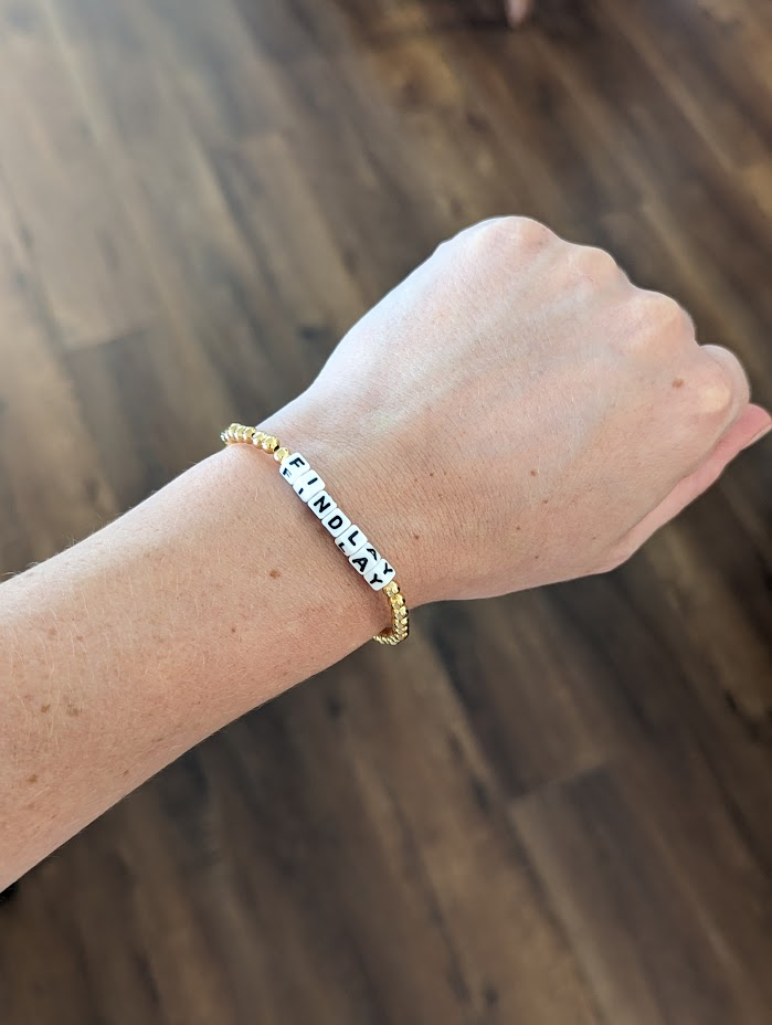 Gold Beaded Findlay Bracelets