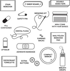 glitter minimergency kit in bronze