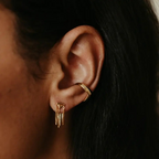 bowie hoop earrings