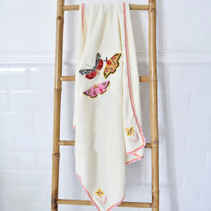 butterfly pram blanket