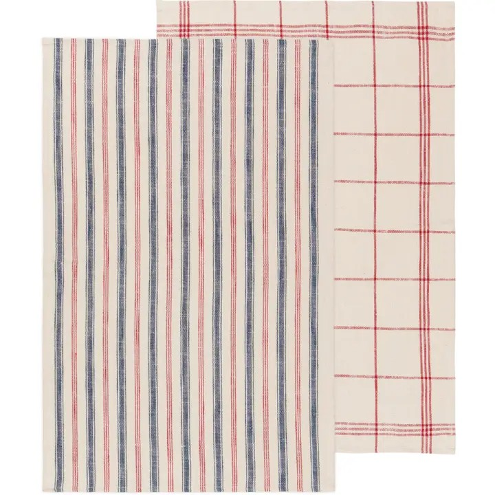 jules vintage french dishtowels set of 2