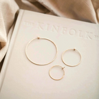 cypress hoops - 1.5in