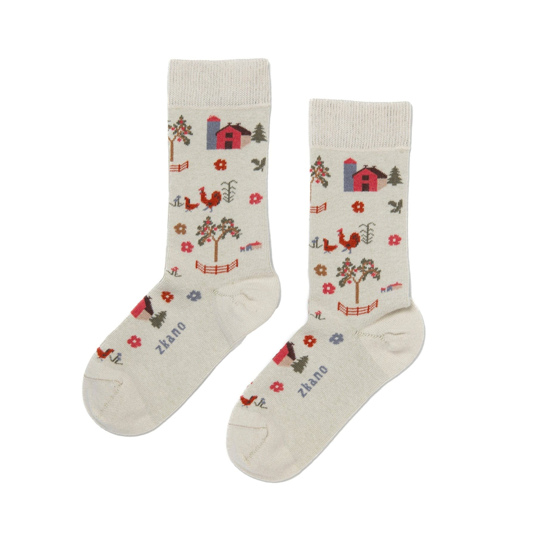 organic cotton crew socks - women's