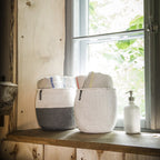 kiondo basket - white