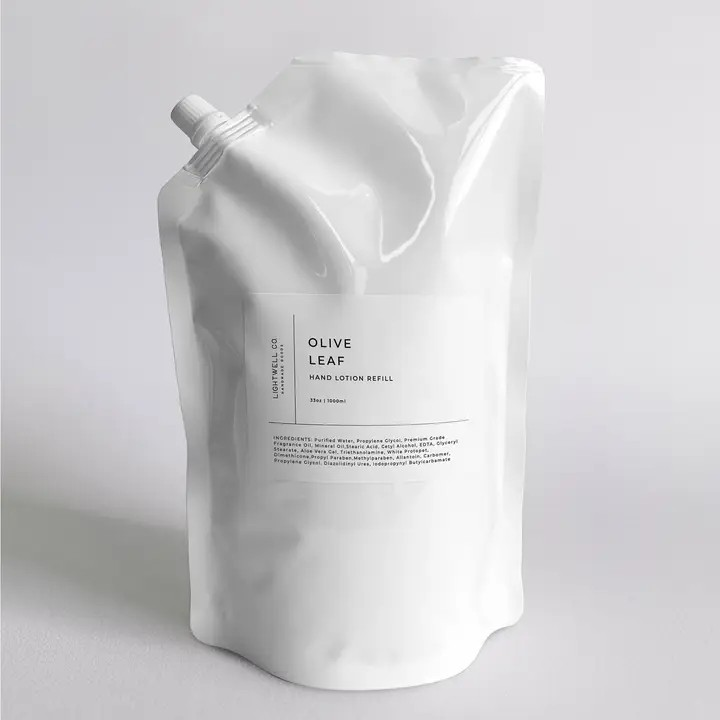 olive leaf hand lotion refill