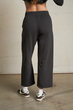 fallon fleece barrel leg sweatpant