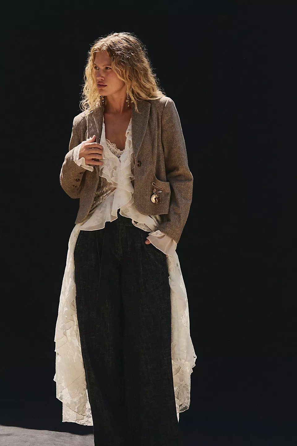 whip smart blazer in satchel