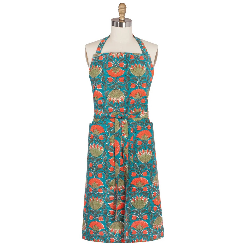 allure block print apron