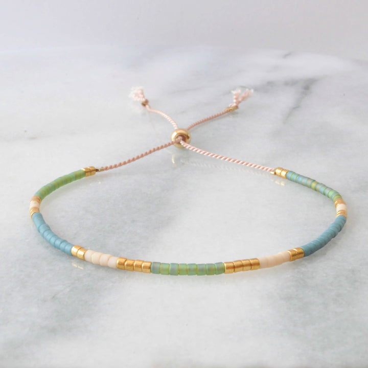 Adjustable Beaded String Bracelets