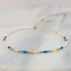 Adjustable Beaded String Bracelets
