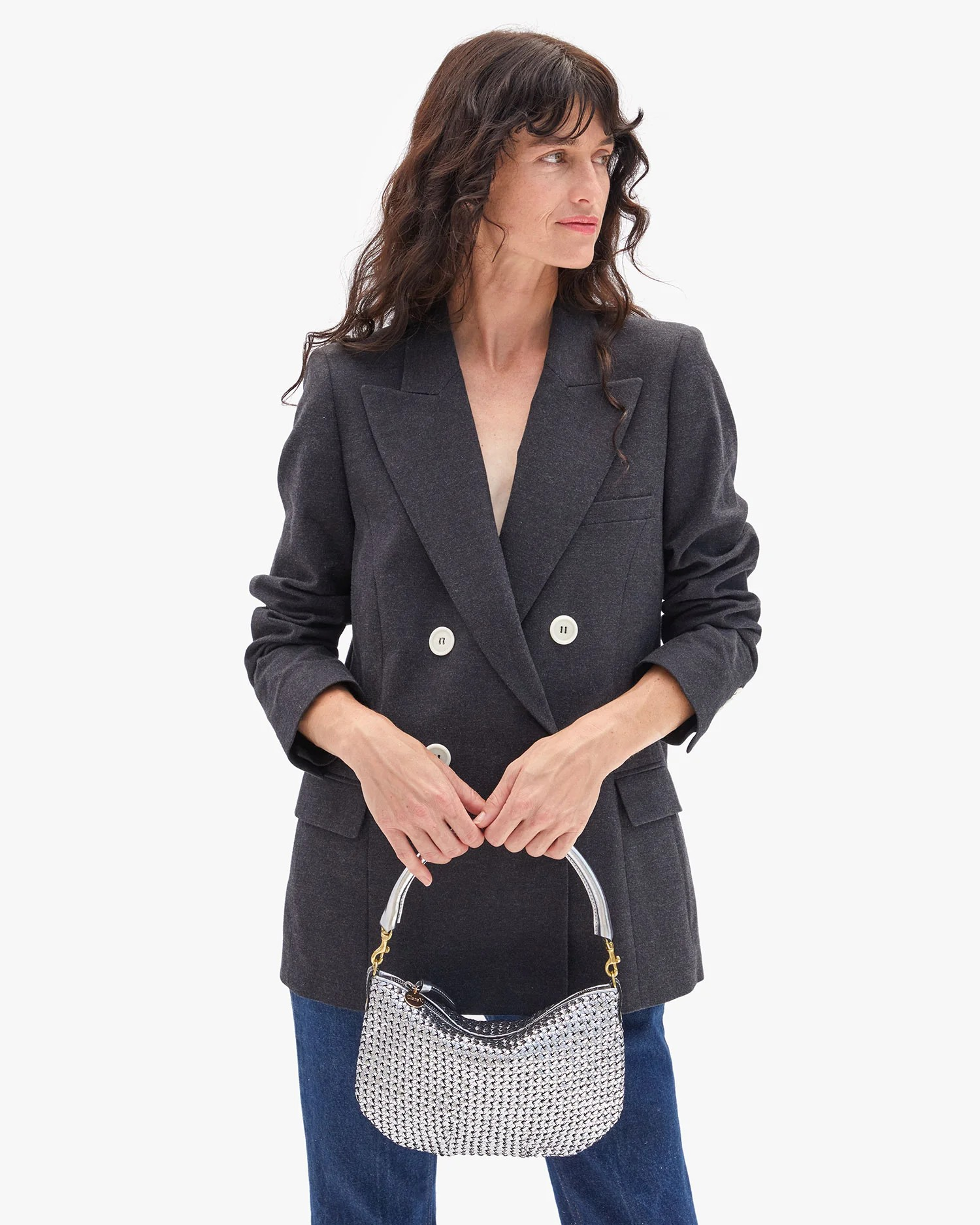 petit moyen messenger in woven etoile