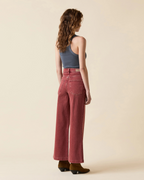 virginia wide leg ankle in sandwashed spiced
