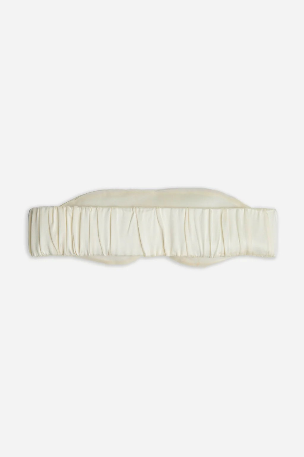 silk sleep mask in champagne
