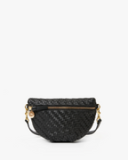 petite fanny in woven zig zag - black