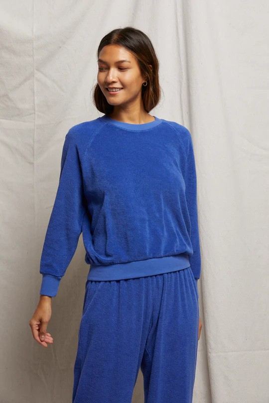 saylor sweatshirt in violet blue