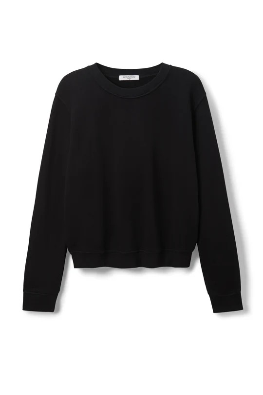 scarlett fleece long sleeve in true black