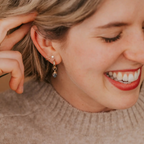 labradorite hoop charms