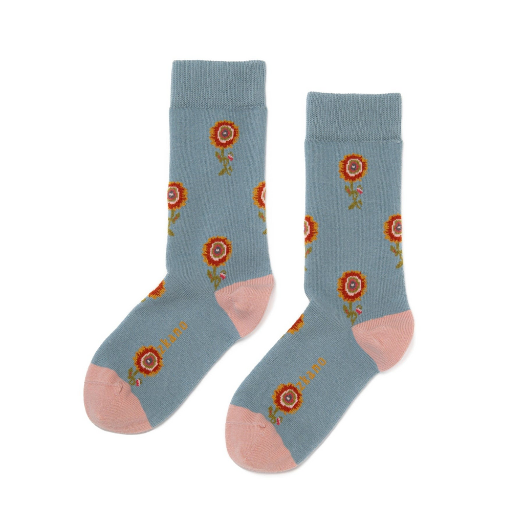 organic cotton crew socks - women's