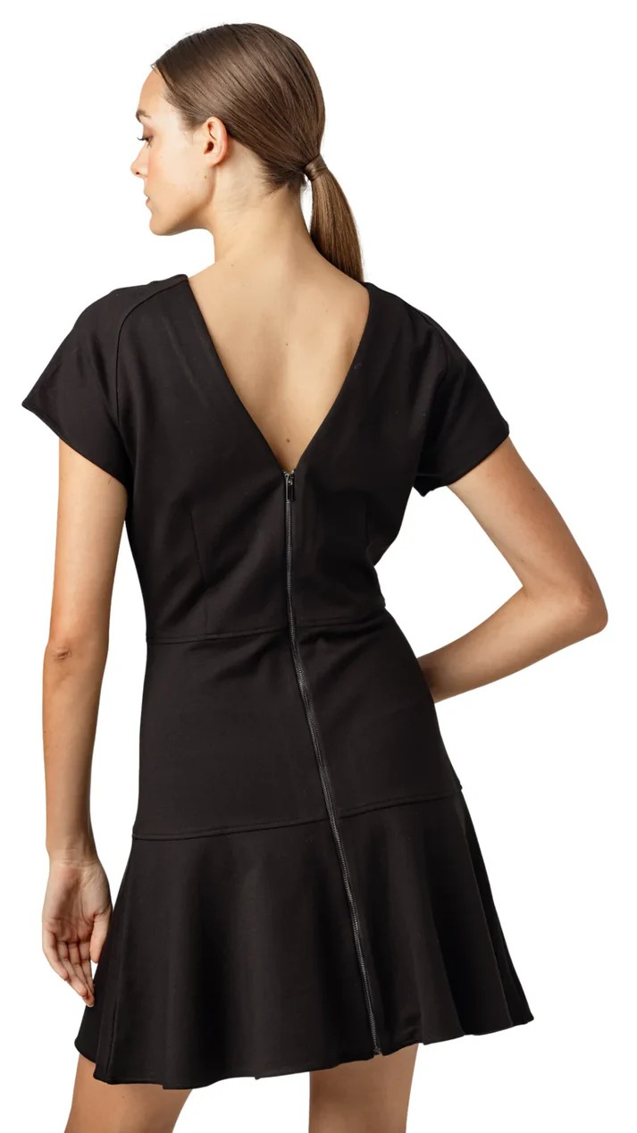 alina dress in black