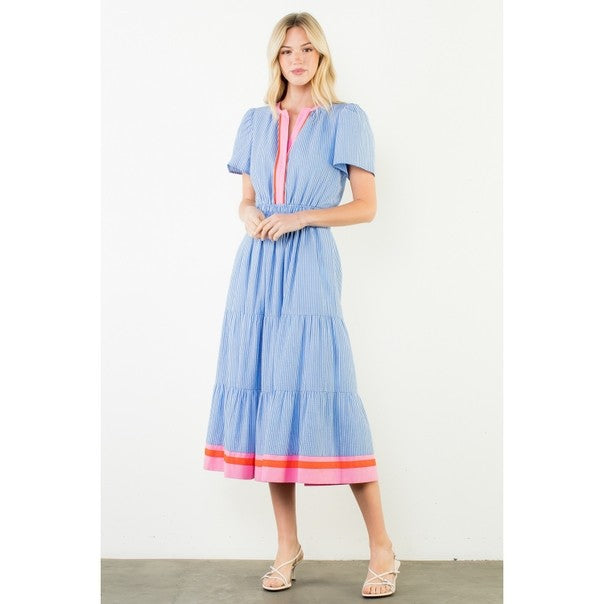 the brigette textured maxi