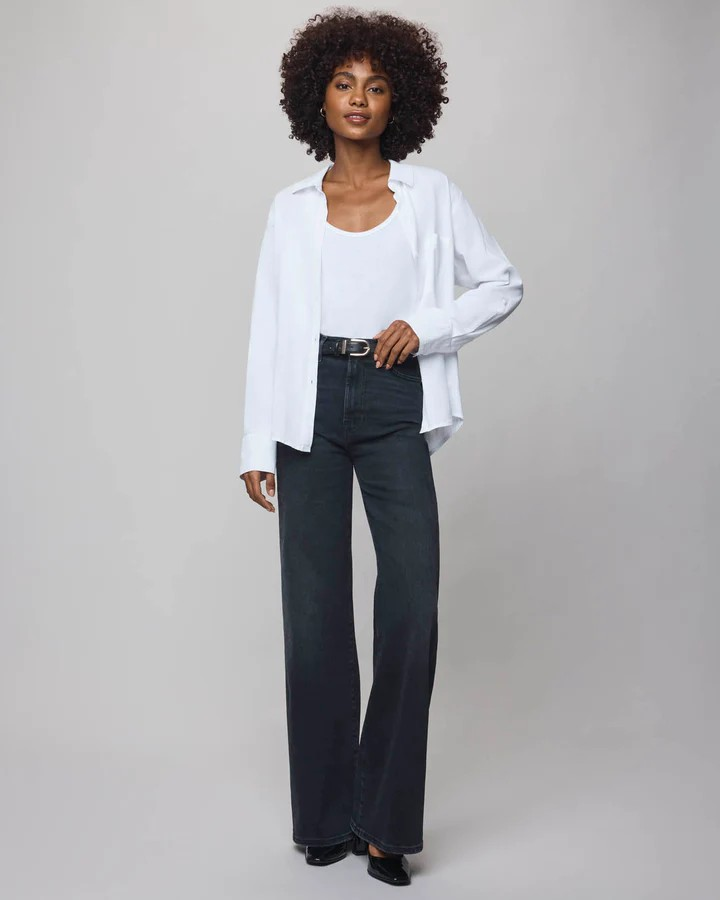 reese button down in white