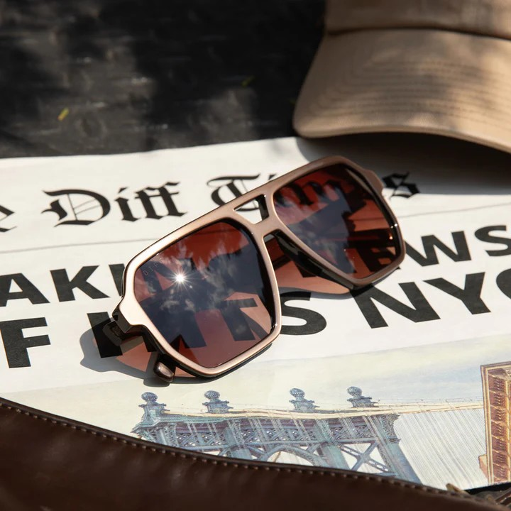 cameron in moscow mule + brown gradient