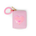 spiral strap kids wallet - soft pink