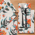 block print napkins