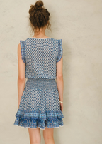 viti print sundress in blue