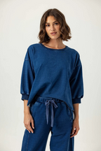 kelly pullover in denim