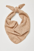 essential triangle scarf in taupe