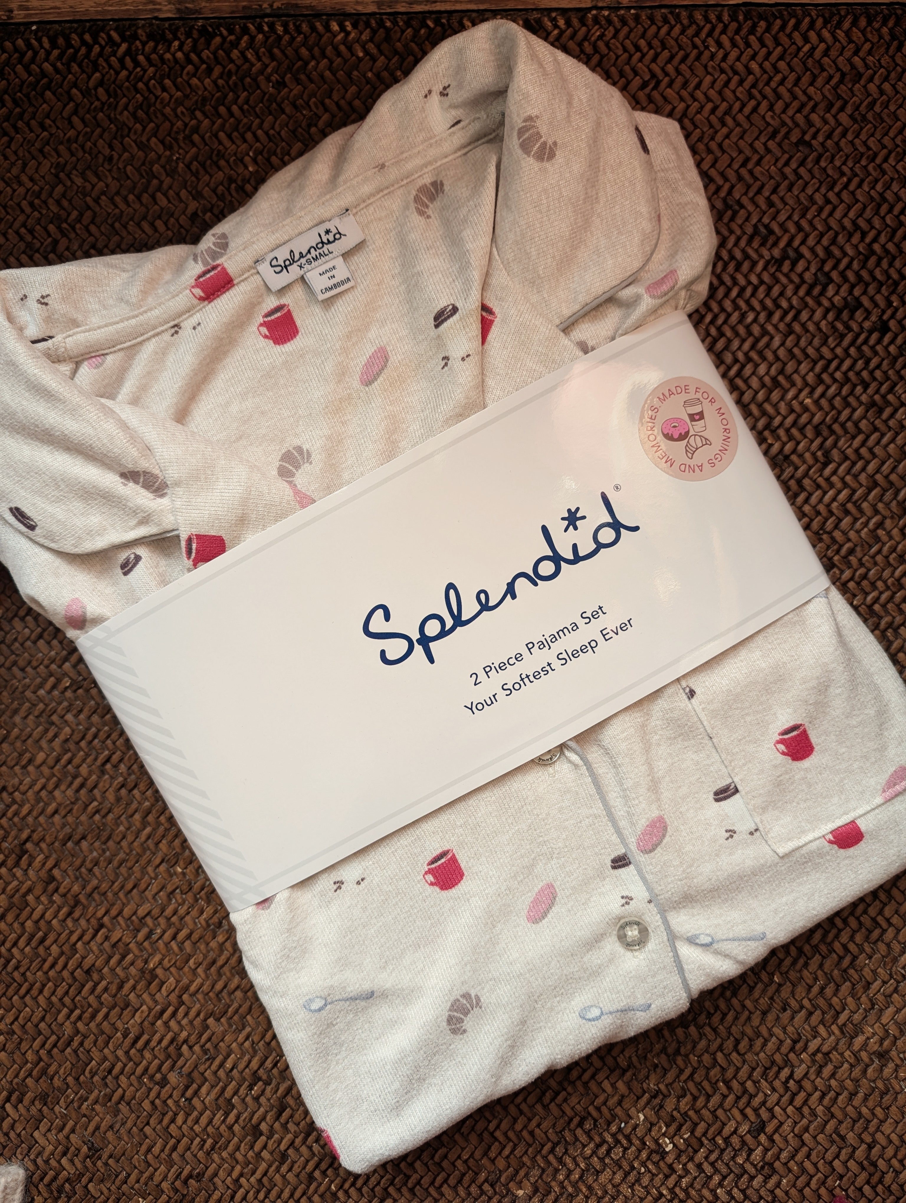 brunch print flora pillowsoft sleep set