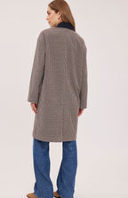 millie tweed jacket in navy