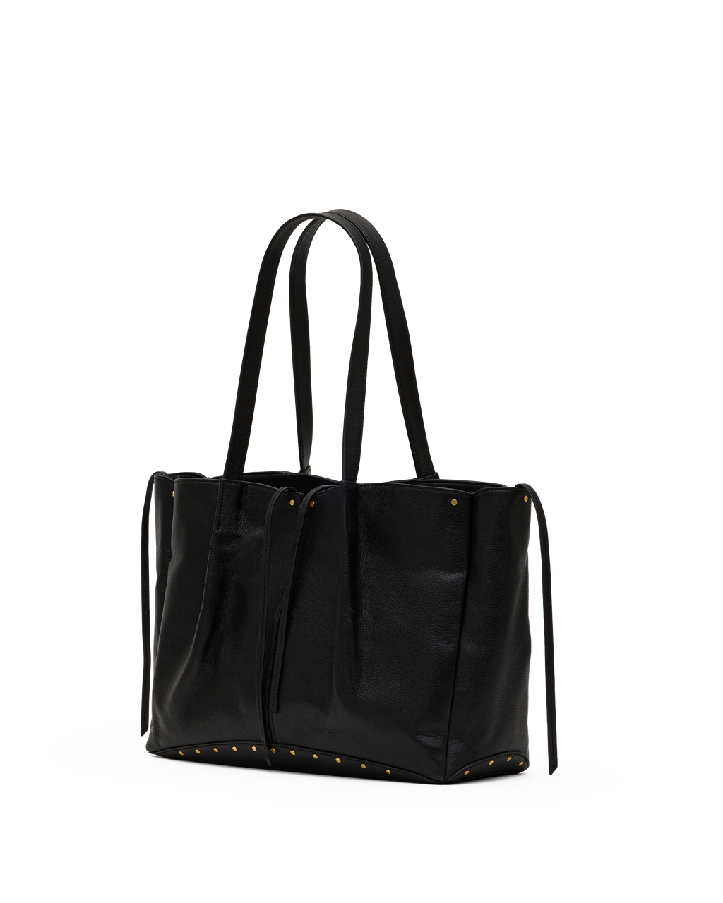 meryl carryall in black & brushed gold
