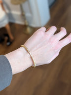 cz bangle with closure