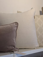 20" riviera cotton throw pillow