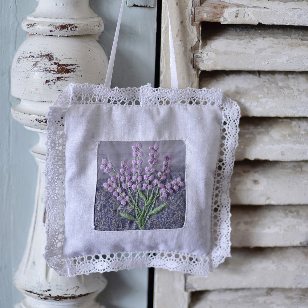 hanging lavender sachet
