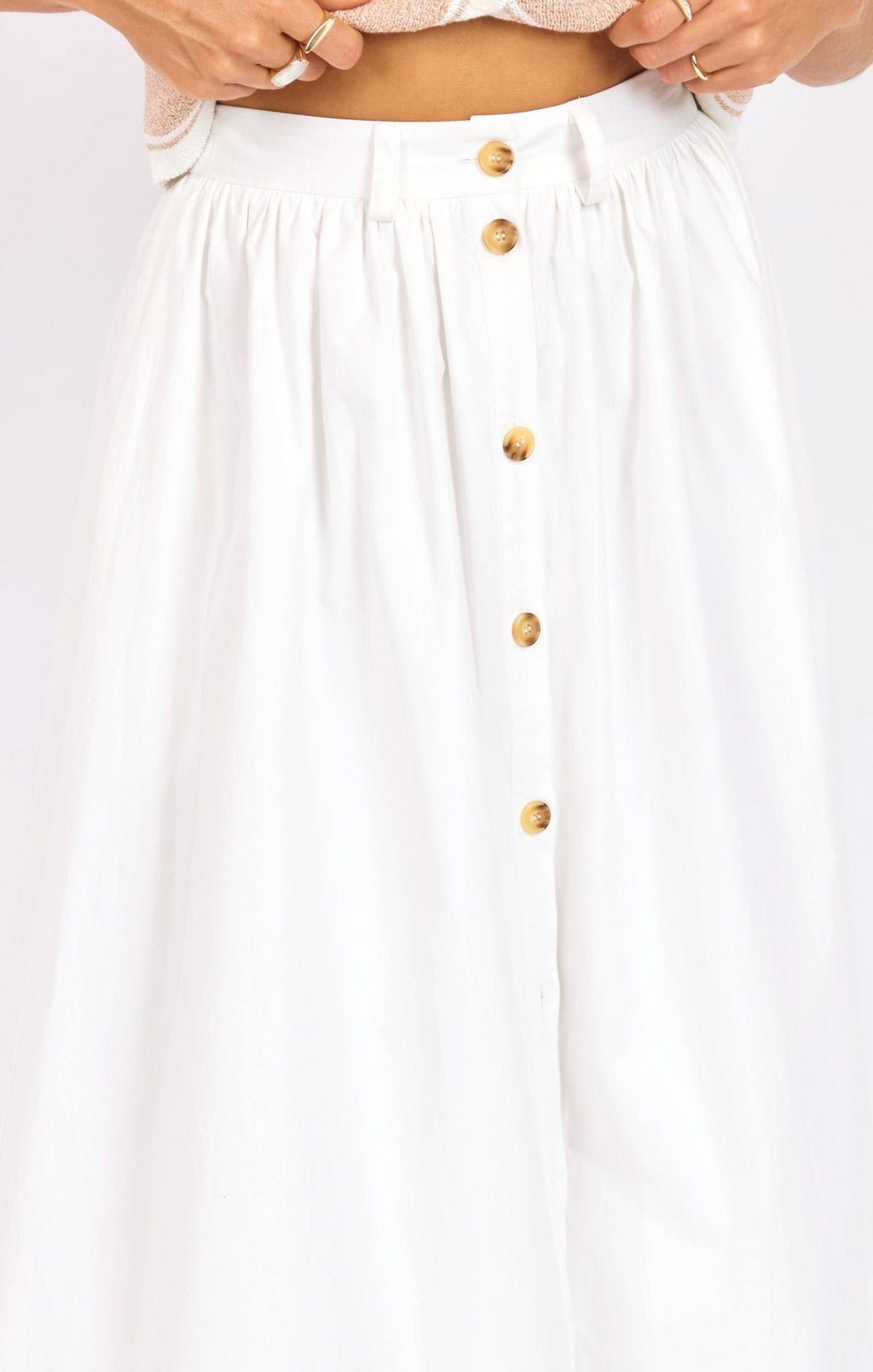 lily pond midi skirt