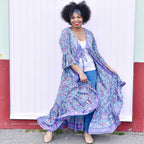 everleigh open front kaftan o/s
