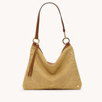 kyle large in cocoa raffia