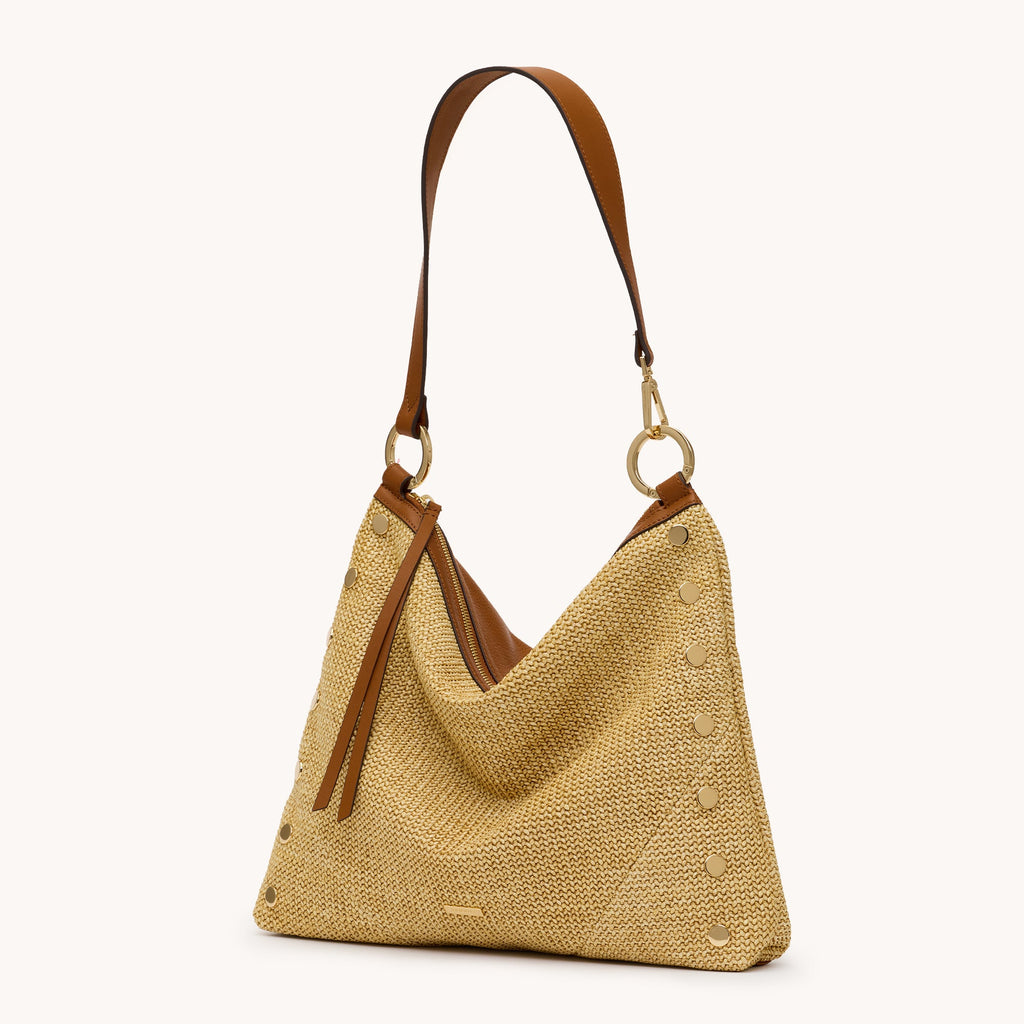 kyle large in cocoa raffia
