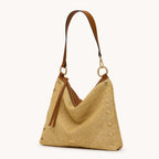 kyle large in cocoa raffia