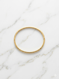 gold bangle with closure