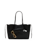 meryl carryall in black & brushed gold