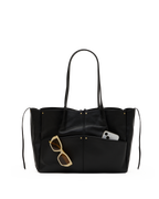 meryl carryall in black & brushed gold