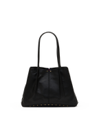 meryl carryall in black & brushed gold