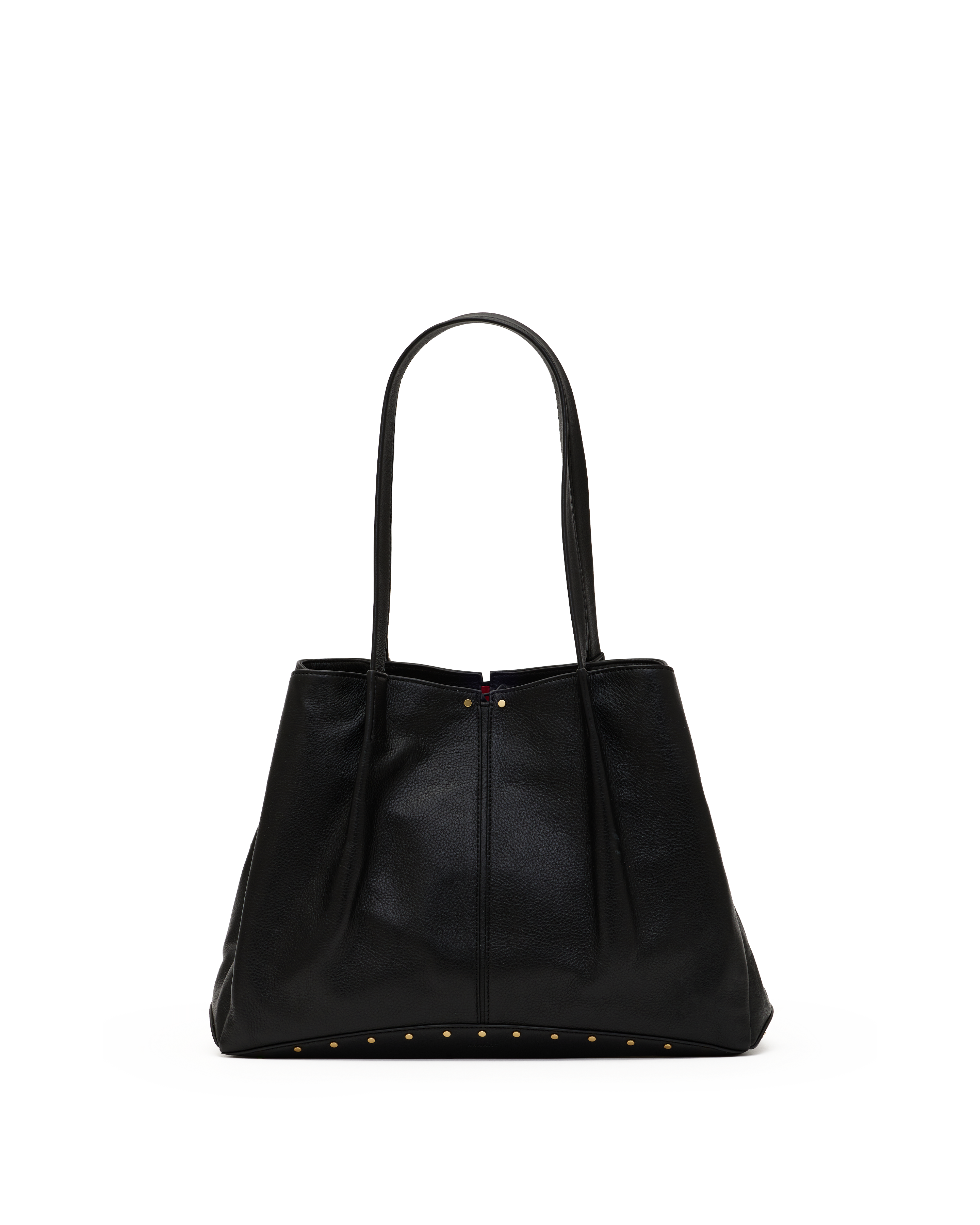 meryl carryall in black & brushed gold