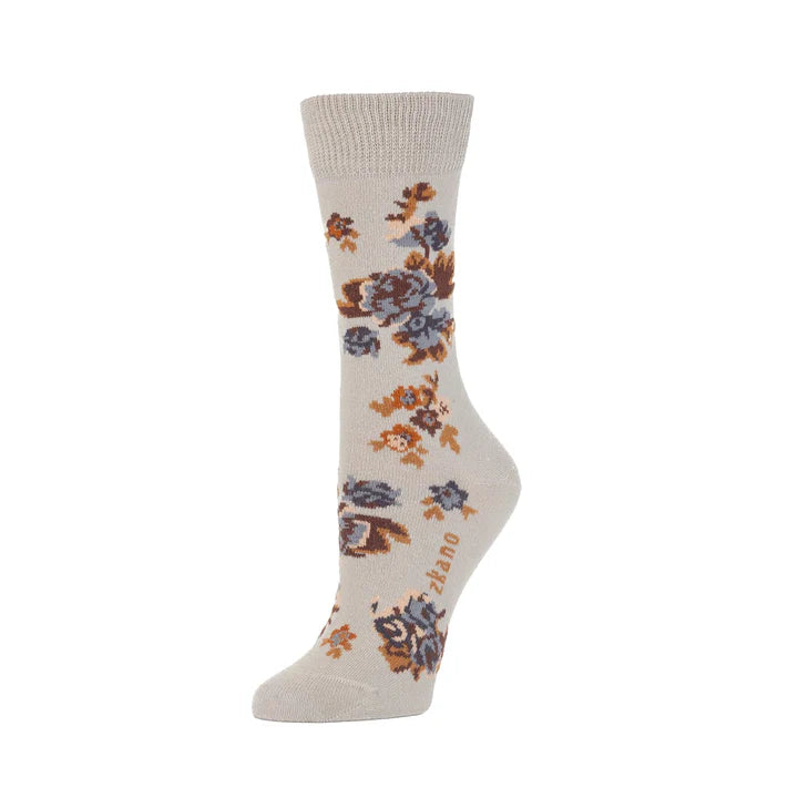 organic cotton crew socks - women's