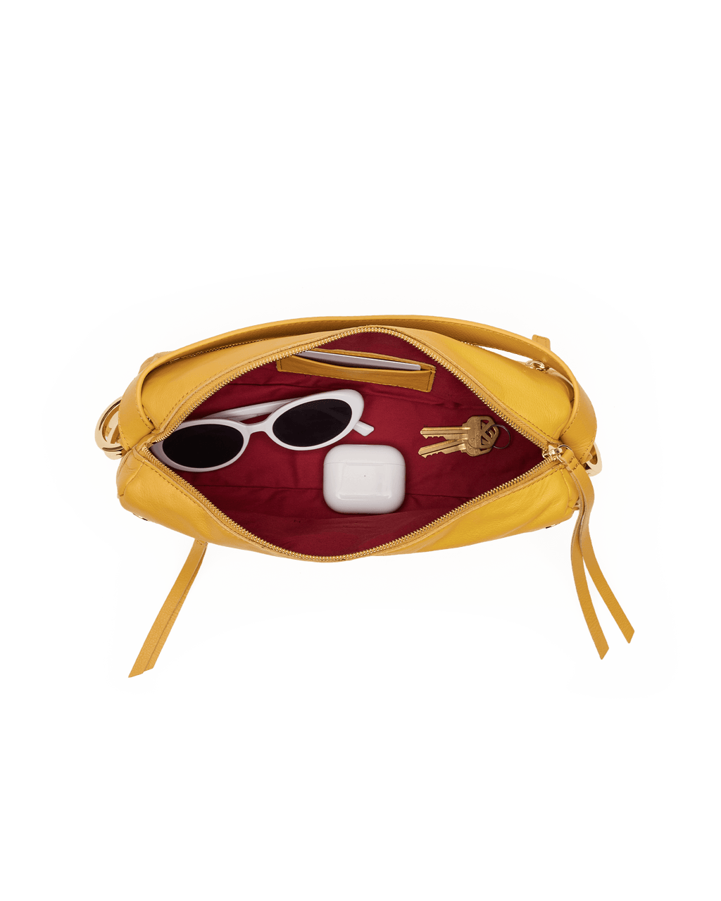 doxie medium in double yellow & gold