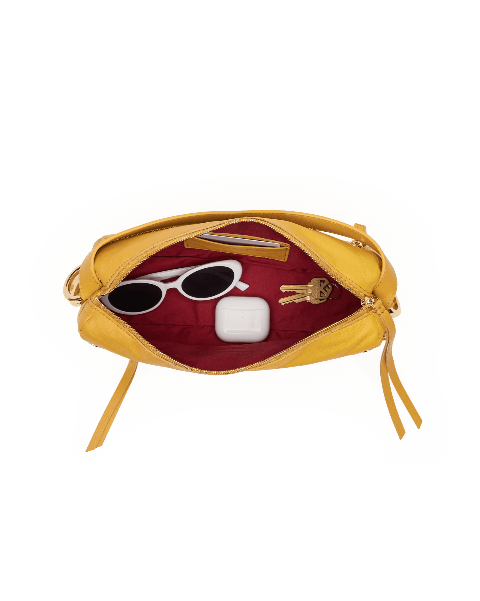 doxie medium in double yellow & gold